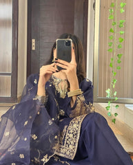 MIRROR WORK ORGANZA 3PC