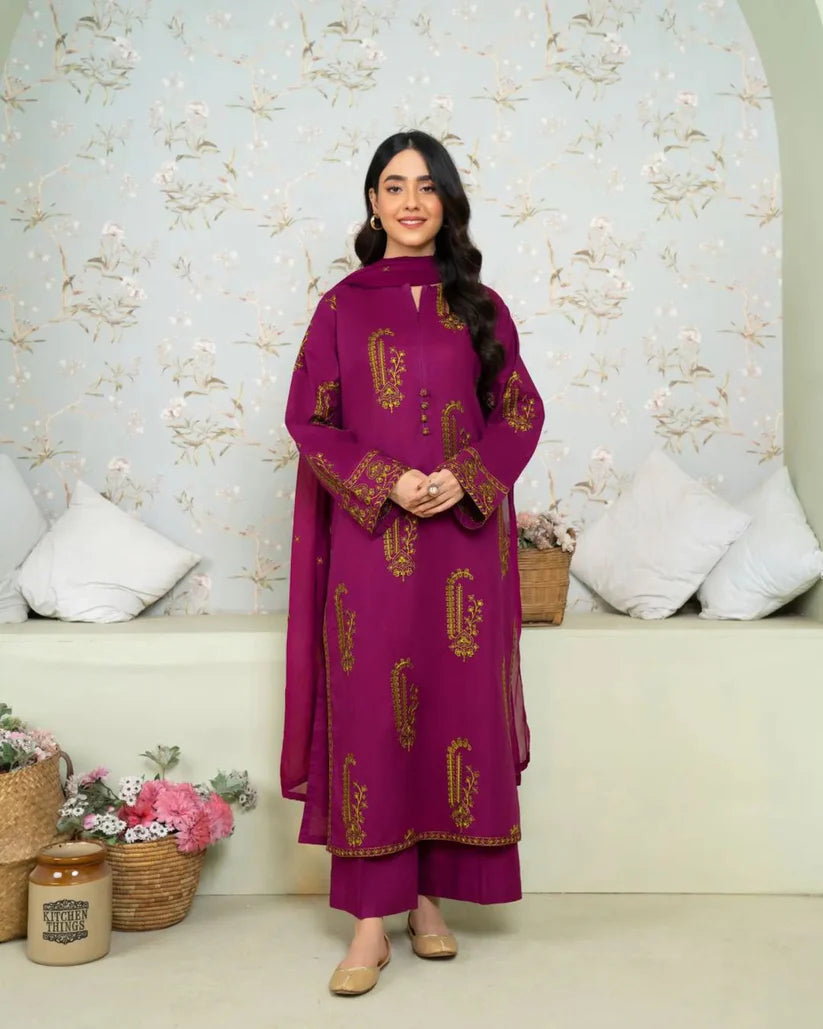 Amber Embroidered 2pc
