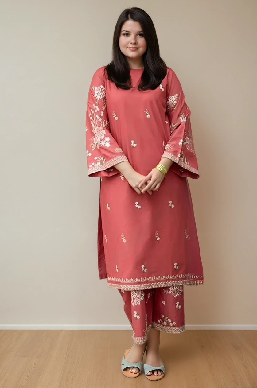 Fabeha Embroidered - 2 Piece