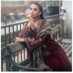 Hassil Embroidered (Stitched) 3pcs