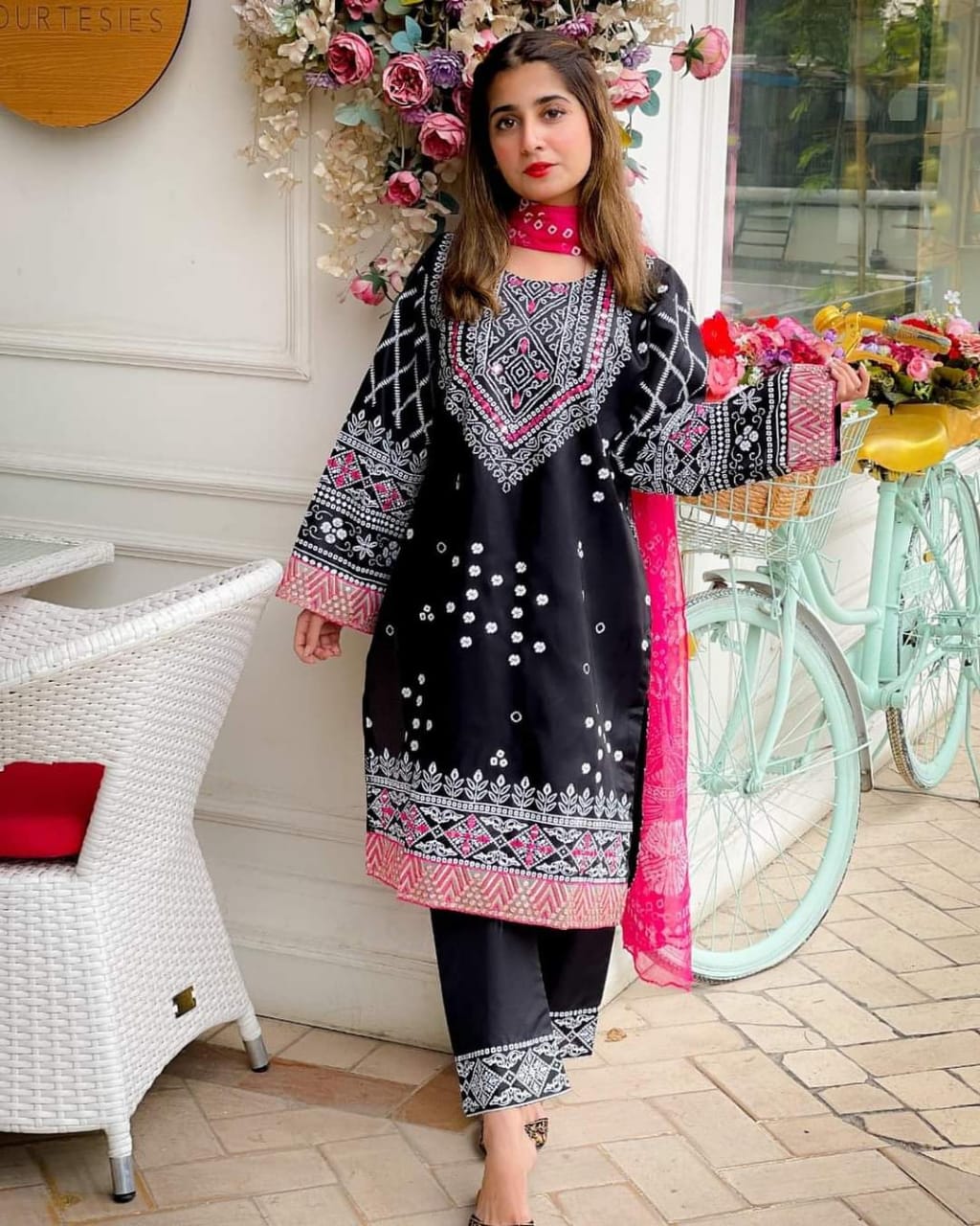 Chunri Silk Embroidery 3Pc