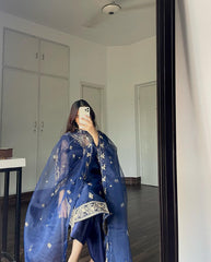 MIRROR WORK ORGANZA 3PC